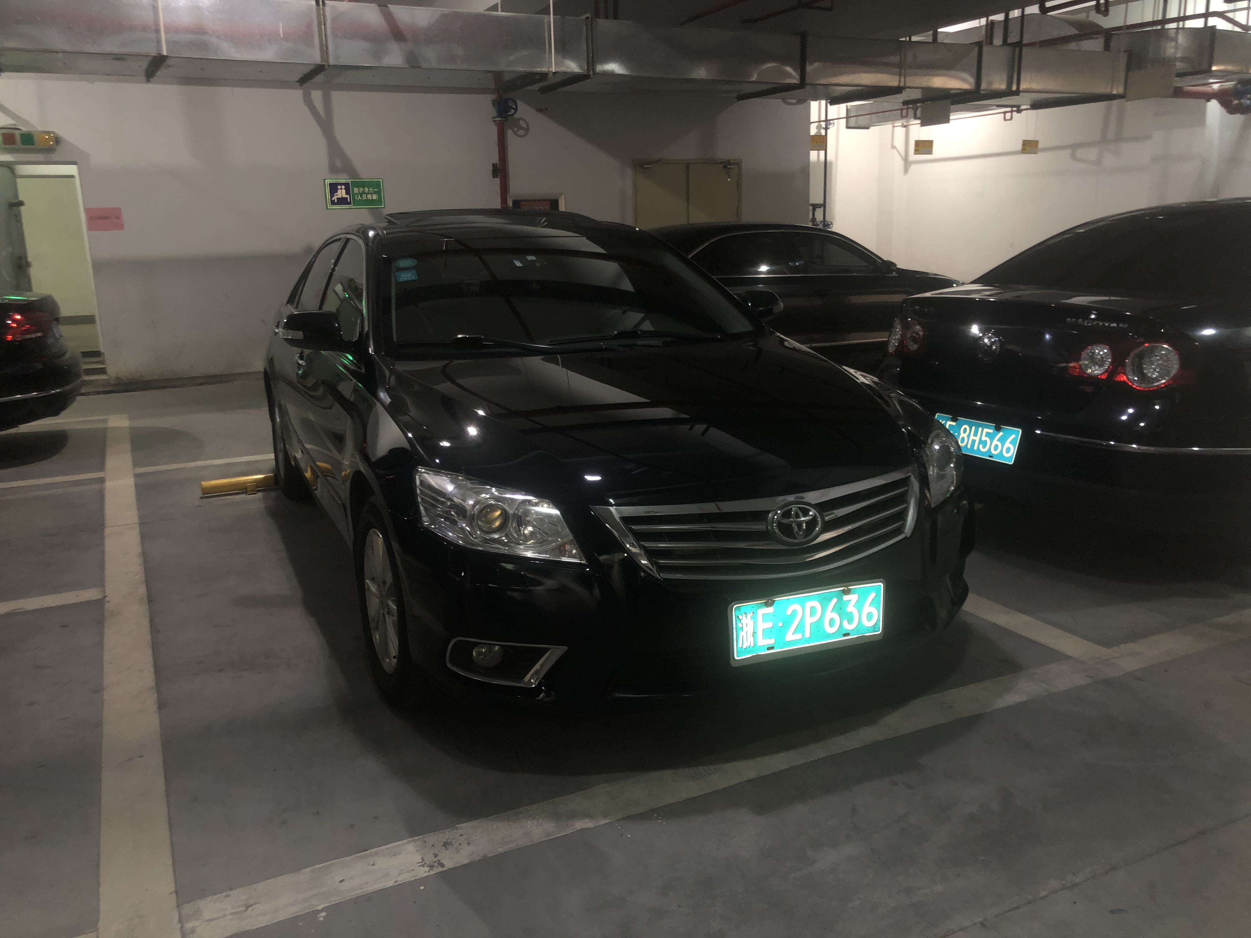 浙E2P636丰田牌小型轿车
